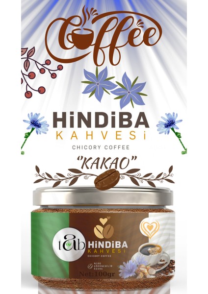 Hindiba Kakaolu Instant Kahve | Katkısız & Doğal Bitkisel Karışım – 100 G