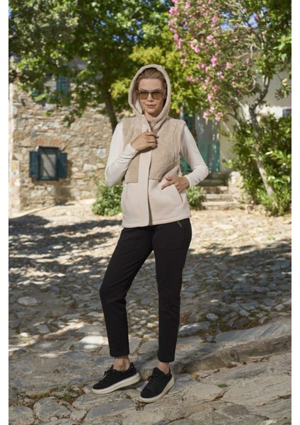 Kadın Vizon 3'lü Yelekli Takım 26017