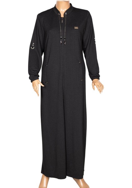 Hesna Kadın Zeren Büyük Beden Baharlık Boydan Siyah Pardesü fiyatları