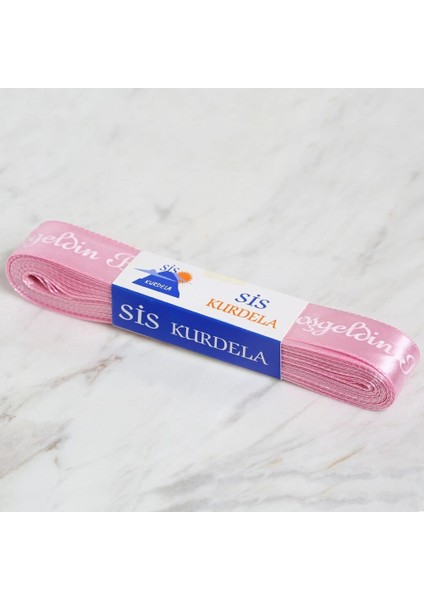 Loren Crafts 2cm 10 mt Pembe Saten Hoşgeldin Bebek