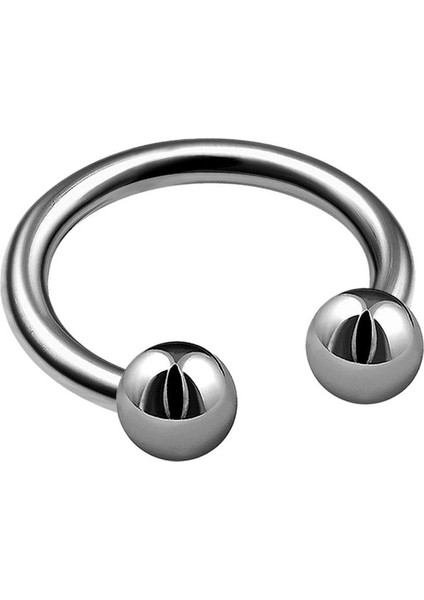 Çelik Yarım Halka Piercing – 316L Cerrahi Çelik - Top 3 mm - Farklı Boyut Seçenekleri