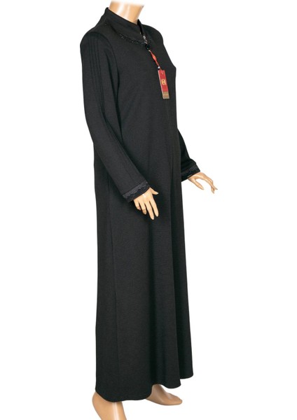 Hesna Kadın Efnan Büyük Beden Baharlık Boydan Siyah Pardesü fırsatları