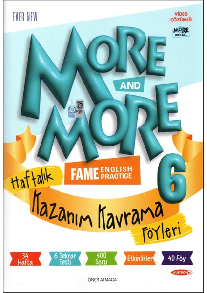 Kurmay 6. Sınıf More And More Haftalık Kazanım Kavrama Föyleri