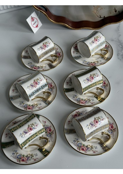 Türk Kahve Fincanı Cyrus 6 Kişilik 12 Parça fiyatları