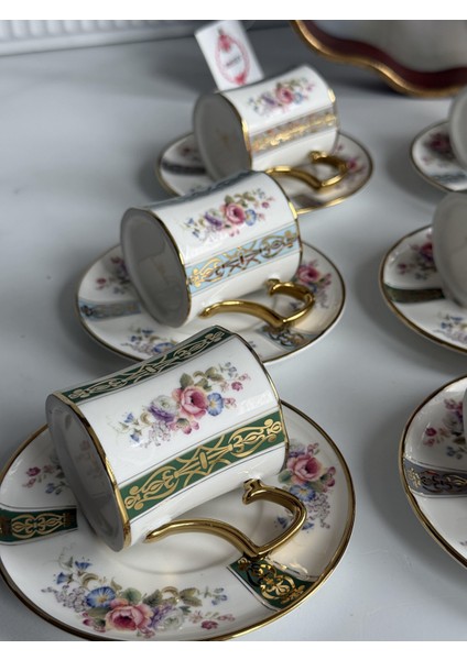 Türk Kahve Fincanı Cyrus 6 Kişilik 12 Parça fırsatları