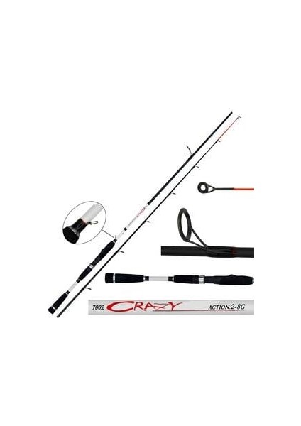 Crazy 210 cm Lrf Kamışı 2-8 gr