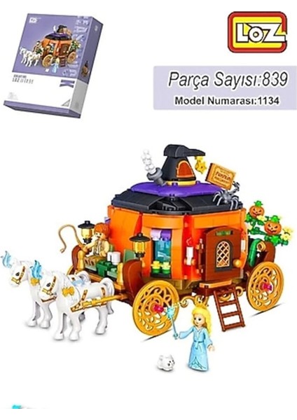 Bfs Lz-Loz Kabak Arabası 839 Parça Blok Oyuncak