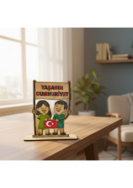 Çocuklar Için 29 Ekim Cumhuriyet Bayramı Ahşap Boyama Etkinliği | "yaşasın Cumhuriyet" Figürü fiyatları
