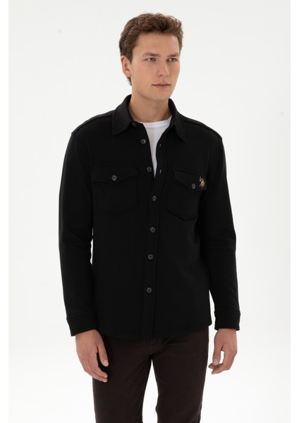 Erkek Siyah Gömlek Örme 50316673-VR046 modelleri