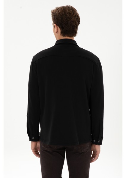Erkek Siyah Gömlek Örme 50316673-VR046 indirimleri