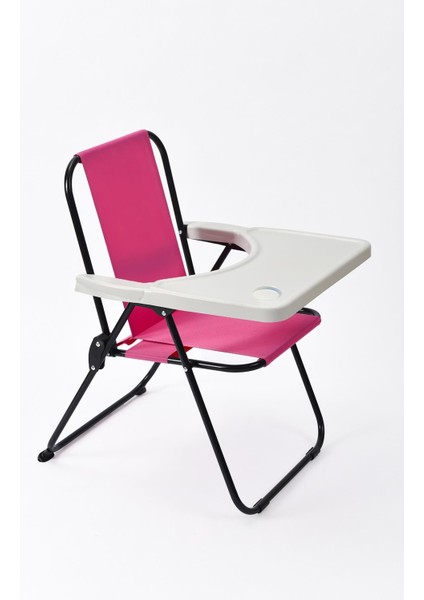 2–6 Yaş, Katlanabilir Çocuk Sandalyesi ve Masası Tak-Çıkar Masa-Pembe