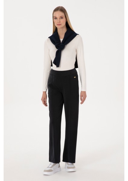 Kadın Siyah Eşofman Altı 50307761-VR046