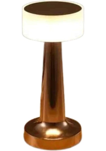 Kablosuz Renkli Masa ve Gece Lambası Altın Rengi Dokunmatik LED Lamba indirimleri