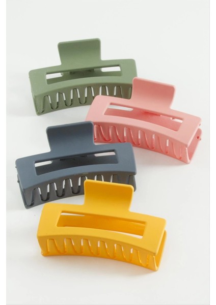 Dikdörtgen Renkli Mandal Toka 8 cm