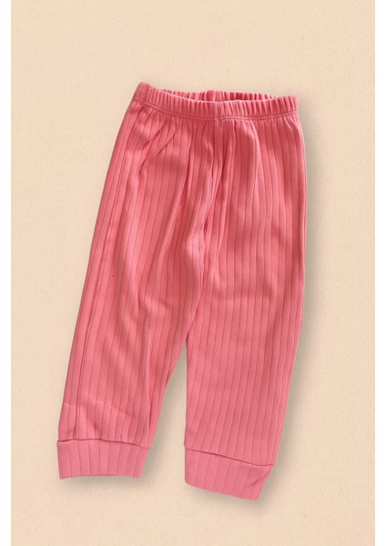 Kız Bebek Ikili Takım – Sevimli Desenli Sweatshirt ve Alt, Organik Pamuklu Rahat Günlük Set fırsatları