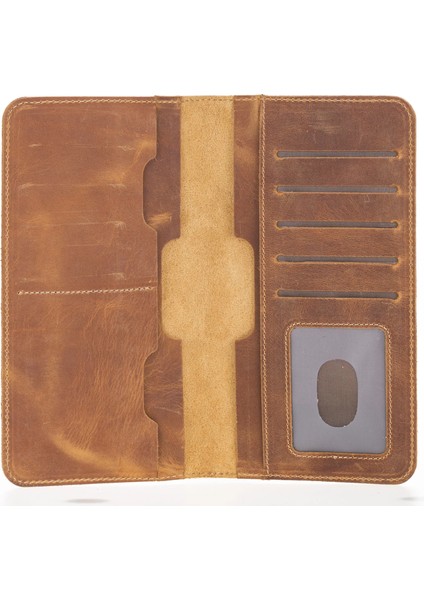 Rio 5.5 Inch Uyumlu Deri Kartlıklı Kılıf G19 Taba fiyatları