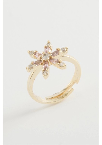 Lotus Zirkon Taşlı Yüzük