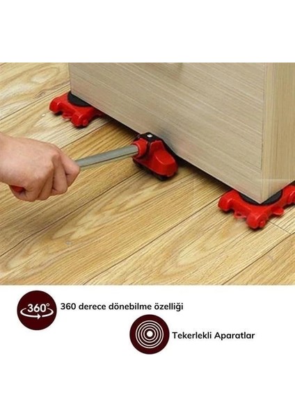 Tekerlekli Basit Pratik Ağır Beyaz Eşya Mobilya Taşıma Kaydırma Aleti Aparatı Seti indirimleri