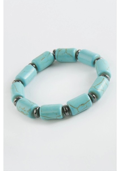 Çocuk Turkuaz Doğaltaş Bileklik 6 mm