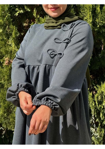 Ankanoor 3 Fiyonklu Örme Elbise ANKA255109 indirimleri