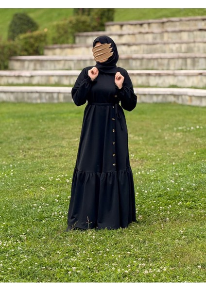 Ankanoor Anvelop Yandan Düğmeli Örme Elbise ANKA255113 fiyatları