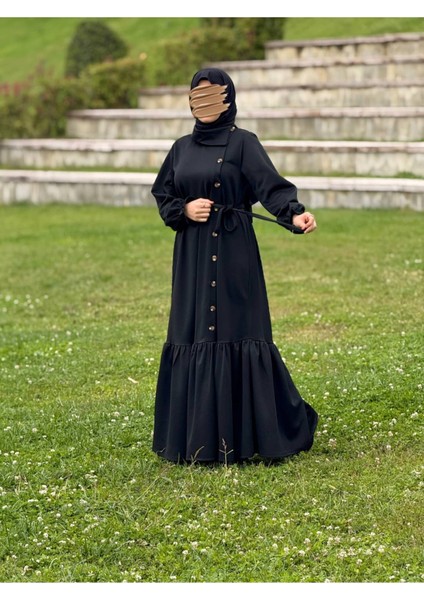 Ankanoor Anvelop Yandan Düğmeli Örme Elbise ANKA255113 modelleri