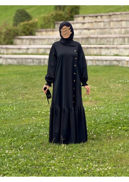 Ankanoor Anvelop Yandan Düğmeli Örme Elbise ANKA255113 fırsatları