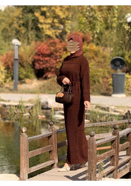 Ankanoor Uzun Kol Içlikli Otantik Otantik Triko Elbise ANKA252004 modelleri