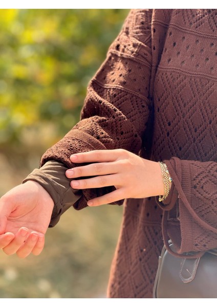 Ankanoor Uzun Kol Içlikli Otantik Otantik Triko Elbise ANKA252004 fırsatları