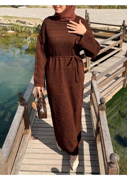 Ankanoor Uzun Kol Içlikli Otantik Otantik Triko Elbise ANKA252004 indirimleri