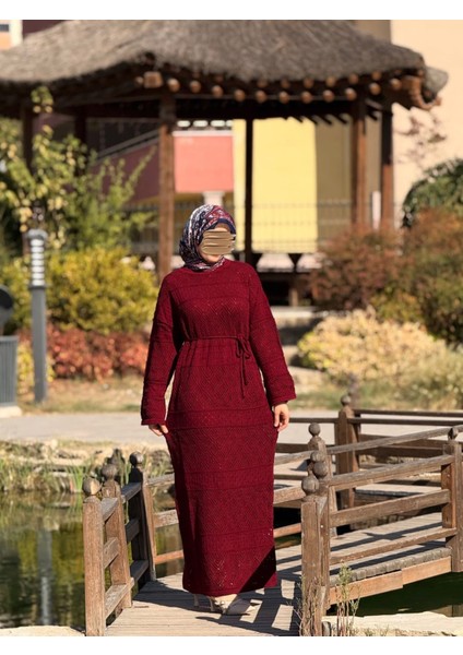 Ankanoor Uzun Kol Içlikli Otantik Otantik Triko Elbise ANKA252004 indirimleri