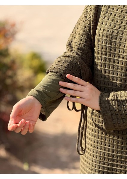 Ankanoor Uzun Kol Içlikli File Triko Elbise ANKA252005 fiyatları