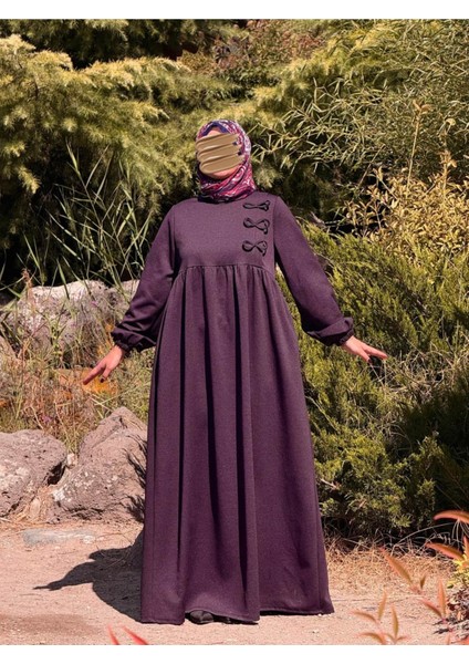 Ankanoor 3 Fiyonklu Örme Elbise ANKA255109