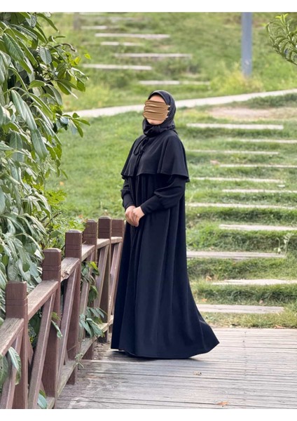 Ankanoor Pelerinli Örme Elbise ANKA255108 modelleri