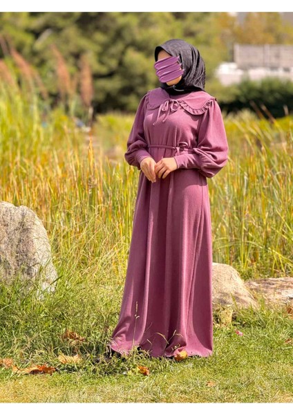 Ankanoor Seyyar Bebe Yakalı Örme Elbise ANKA255106 fiyatları