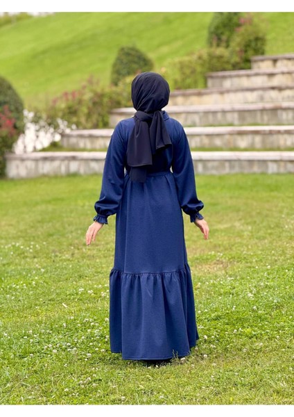 Ankanoor Anvelop Yandan Düğmeli Örme Elbise ANKA255113 indirimleri