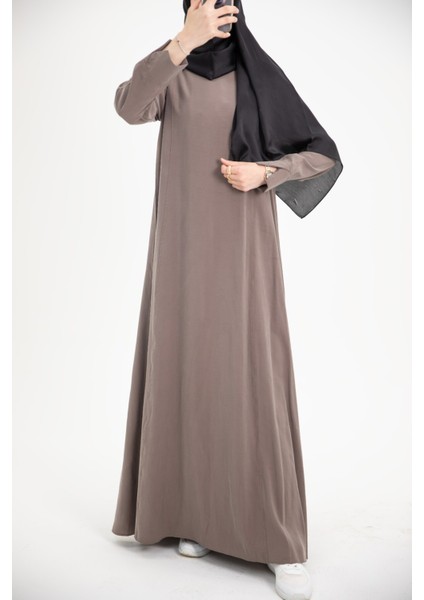 Ankanoor Modal Cupra Yırtmaç Kol Drapeli Elbise ANKA253003 indirimleri