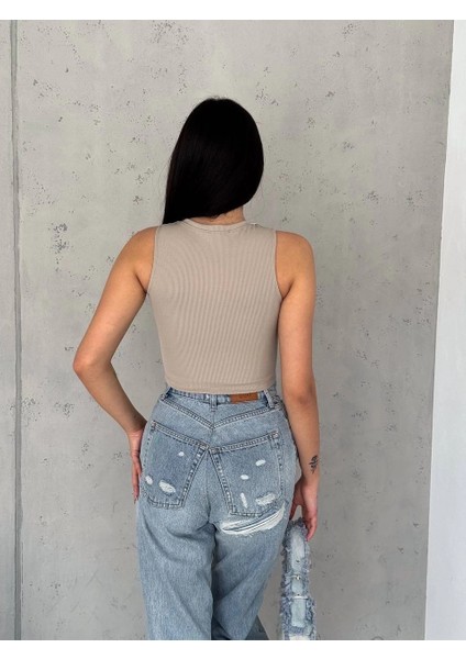 Fitilli Kaşkorse Yakası Zincirli Atlet Vizon fırsatları