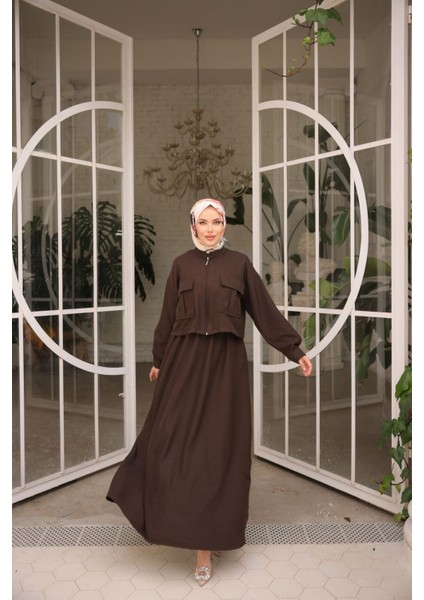 Ankanoor Keten Ceket Elbise Takım ANKA255091 fiyatları