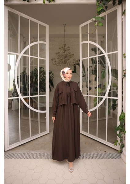 Ankanoor Keten Ceket Elbise Takım ANKA255091 fırsatları