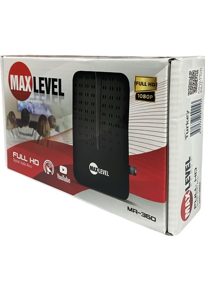 Max Level MR360 Full Hd 1080P Digital Uydu Alıcısı 2 USB + HDMI Giriş