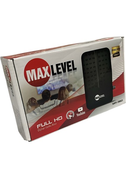 Max Level MR360 Full Hd 1080P Digital Uydu Alıcısı 2 USB + HDMI Giriş modelleri