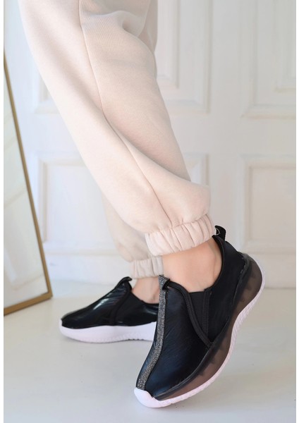 Hılly Siyah Paraşüt Spor Ayakkabı