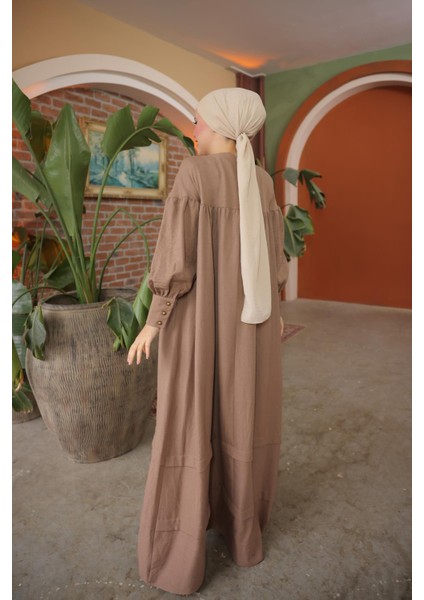 Ankanoor Vizon Çift Bantlı Salaş Elbise ANKA255069 fırsatları