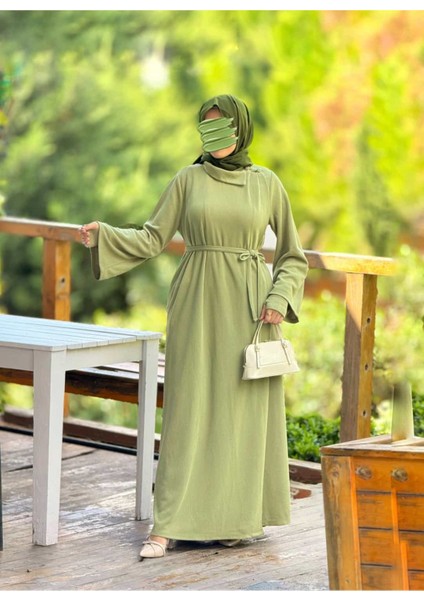 Ankanoor Anvelop Kolluklu Örme Ferace&elbise ANKA255103