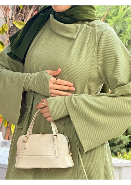 Ankanoor Anvelop Kolluklu Örme Ferace&elbise ANKA255103