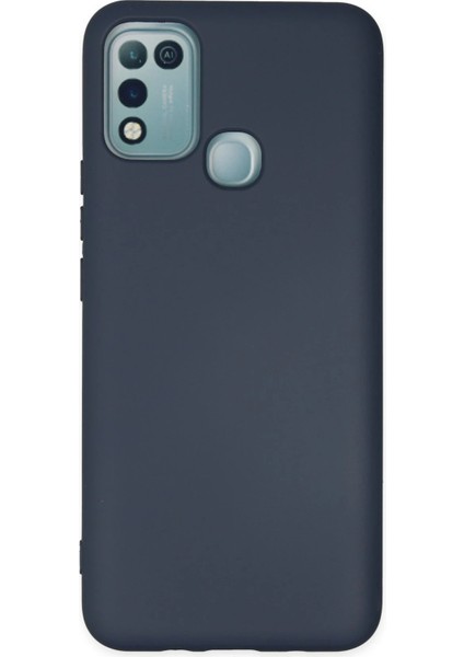Infinix Hot 10 Play Kılıf Nano Içi Kadife Silikon - Lacivert