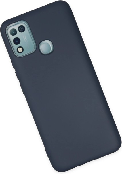 Infinix Hot 10 Play Kılıf Nano Içi Kadife Silikon - Lacivert