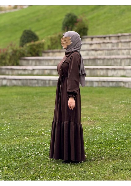 Ankanoor Anvelop Yandan Düğmeli Örme Elbise ANKA255113 fiyatları