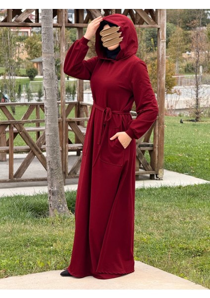 Ankanoor Kapüşonlu Sweat Elbise ANKA252007